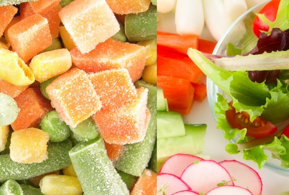 Les aliments frais VS les aliments surgelés : l’analyse d’une diététicienne 