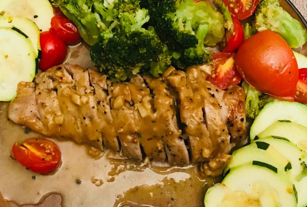 Filet de porc et ses légumes