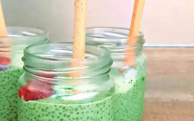 Pudding de chia au matcha