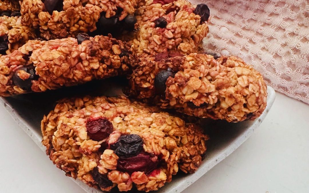 Cookies aux fruits rouges