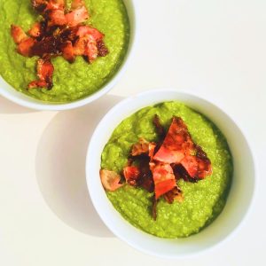 TFN-Vélouté de poireaux-petits pois