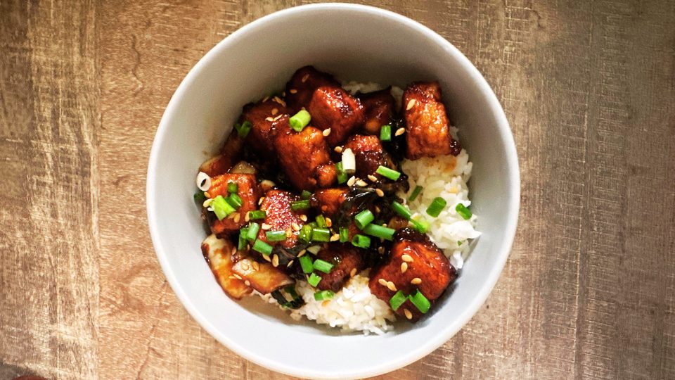 Tofu à la sauce piquante