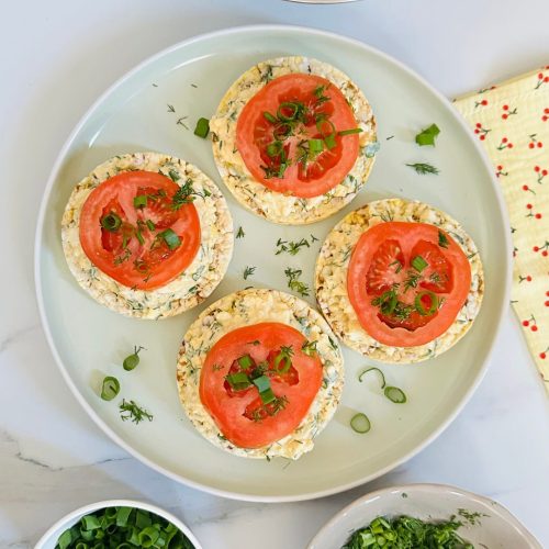 TFN-Salade d'œufs sur galettes de riz